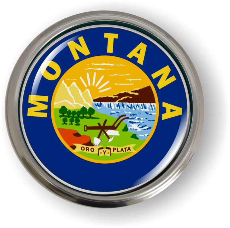 Montana - State Flag Emblem